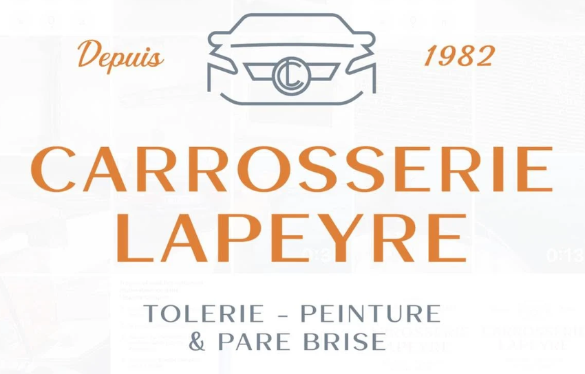 Ancienne identité graphique de la Carrosserie Lapeyre depuis 1982